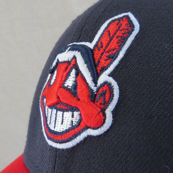 Cleveland Indians Authentic New Era 39Thirty Fitted Cap SMALL/MEDIUM 6 7/8 - Picture 9 of 14